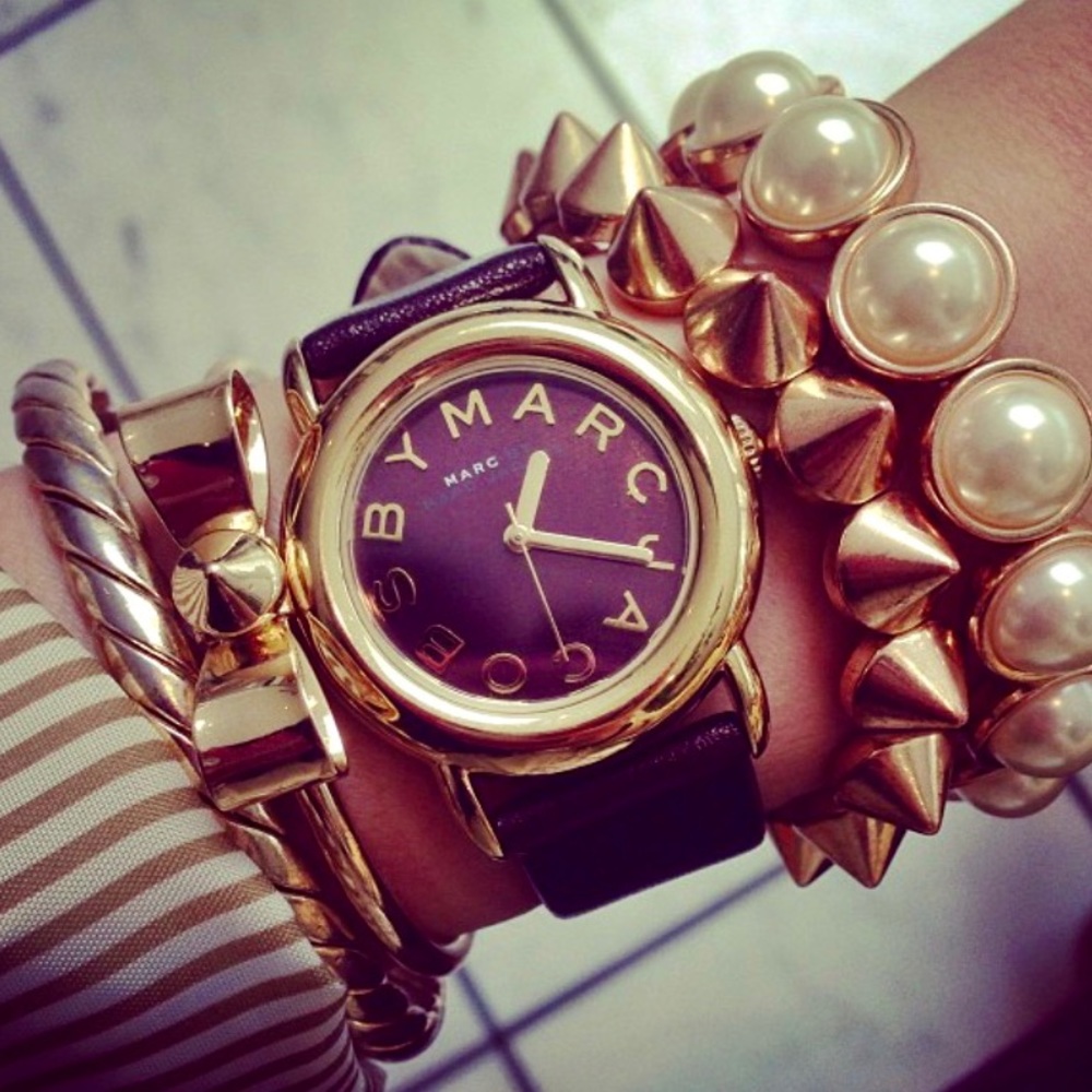 Small gold Marc by Marc Jacobs watch
